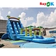 Huge inflatable water slide